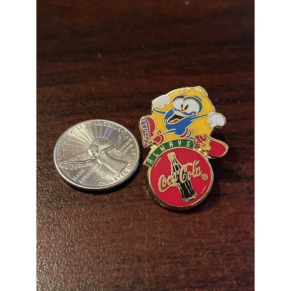 Vintage 1996 Atlanta Olympics Always Coca-Cola Izzy Running Lapel Hat‎ Pin